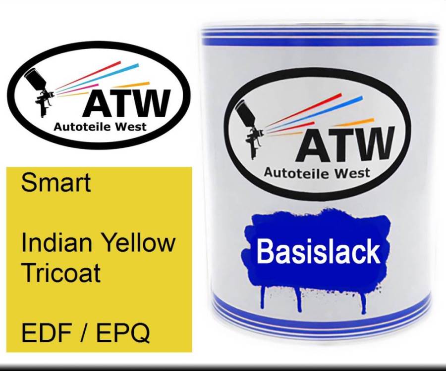 Smart, Indian Yellow Tricoat, EDF / EPQ: 1L Lackdose, von ATW Autoteile West.